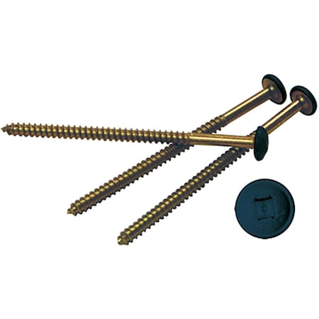 Ekena Millwork 3 Lifetime Vinyl Painted Screws, Midnight Blue, PK12 LVPS0012MB